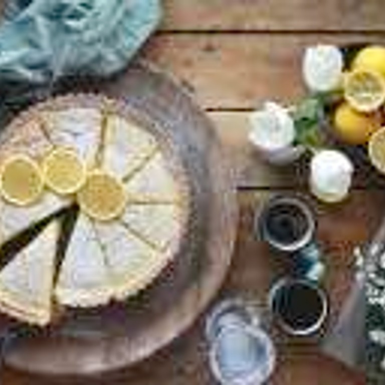 Zitronen-Buttermilch-Shortbread-Tarte: Frühlingsgefühle