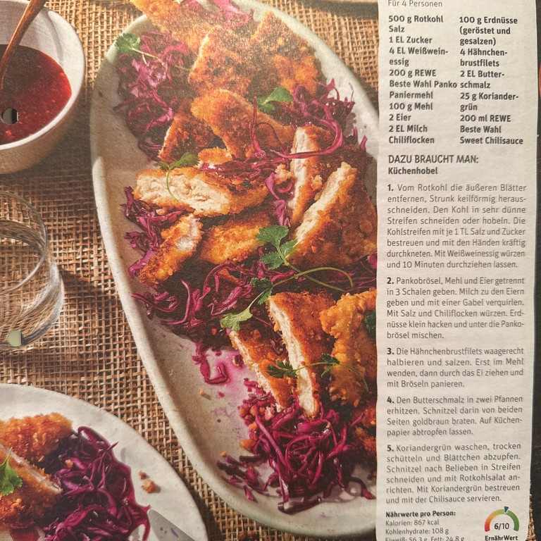 Hähnchen-Panko-Schnitzel