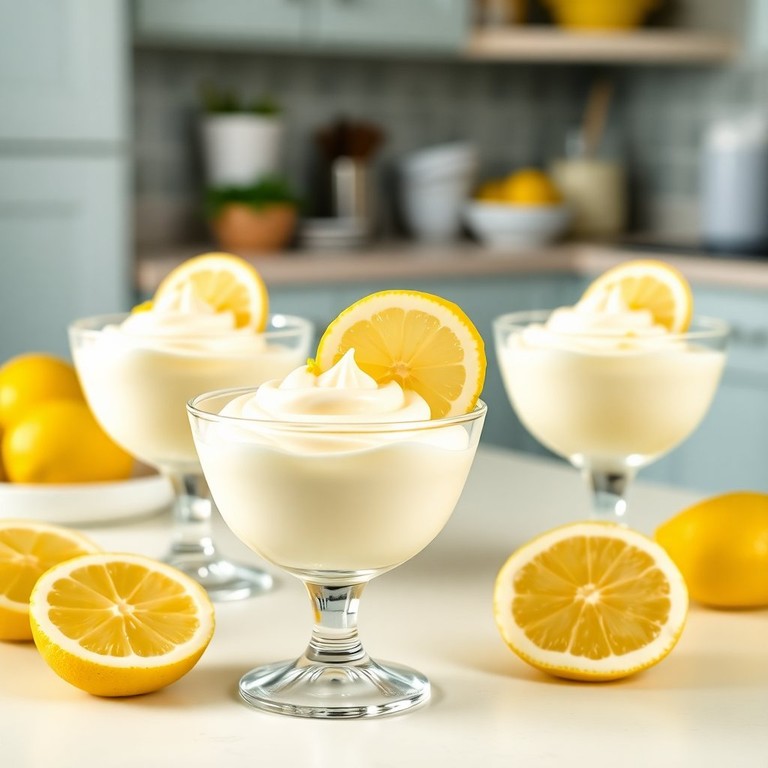 Mousse de Limón Suave y Cremosa