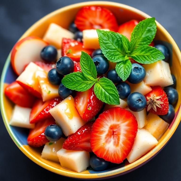 Zomerse Bessen- en Appelsalade met een Verfrissende Dressing