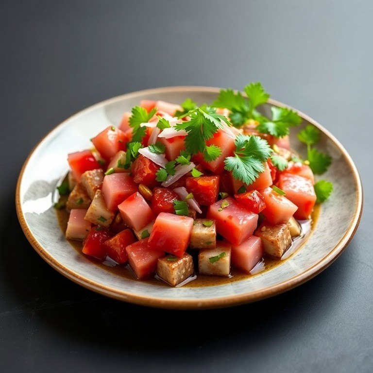 Tartar de Atún con Toque Asiático