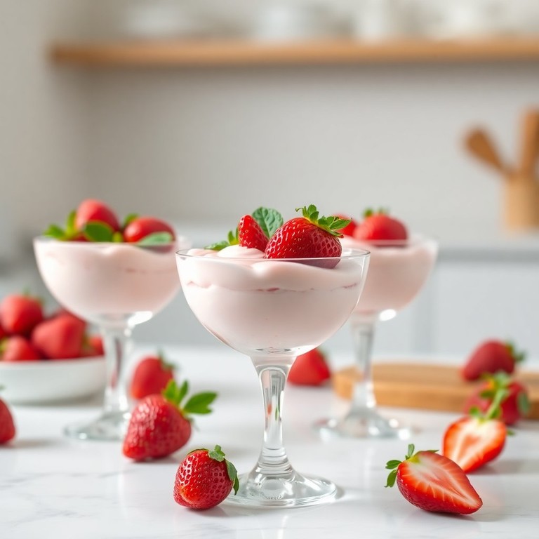 Mousse de Morango Low Carb