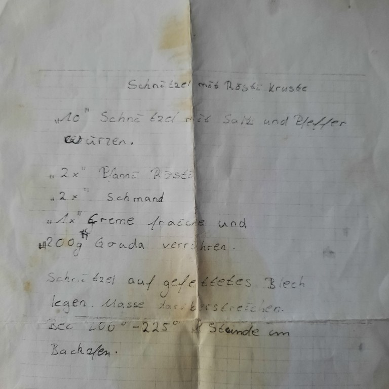 Schnitzel mit Rösti Kruste