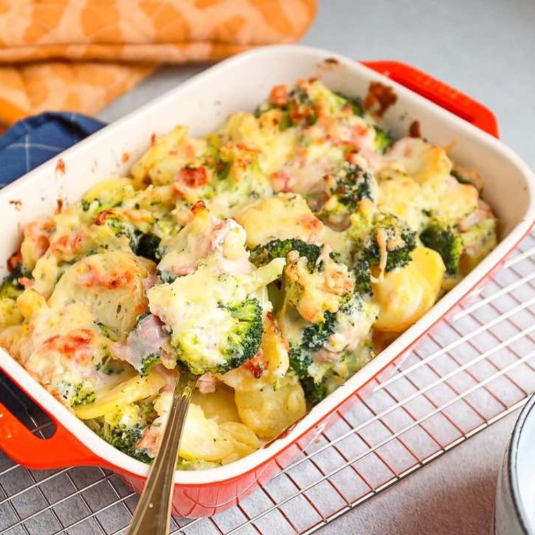 Broccoli ovenschotel met ham