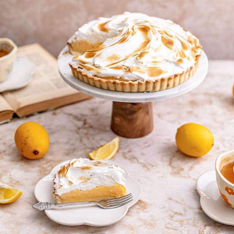 Citroen meringue taart