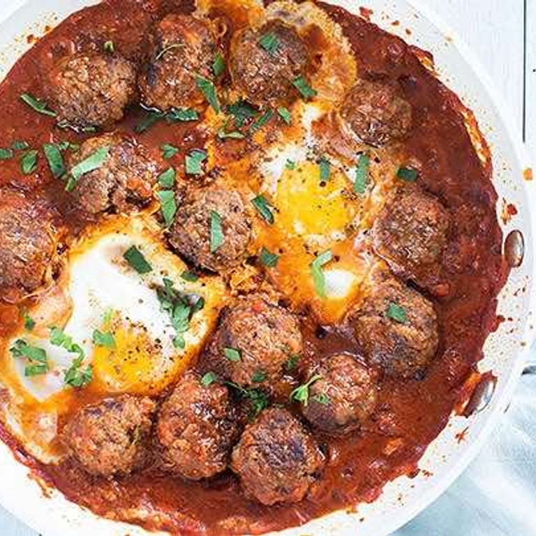 Marokkaanse gehaktballetjes in tomatensaus