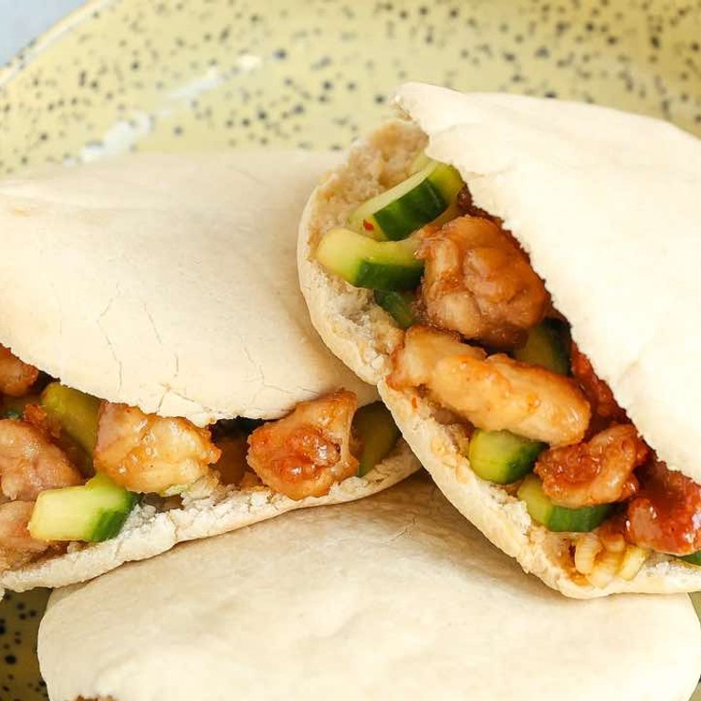Pita met Koreaanse kip