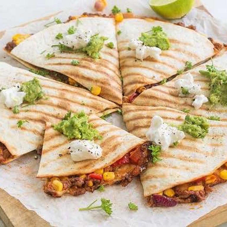 Quesadillas met gehakt