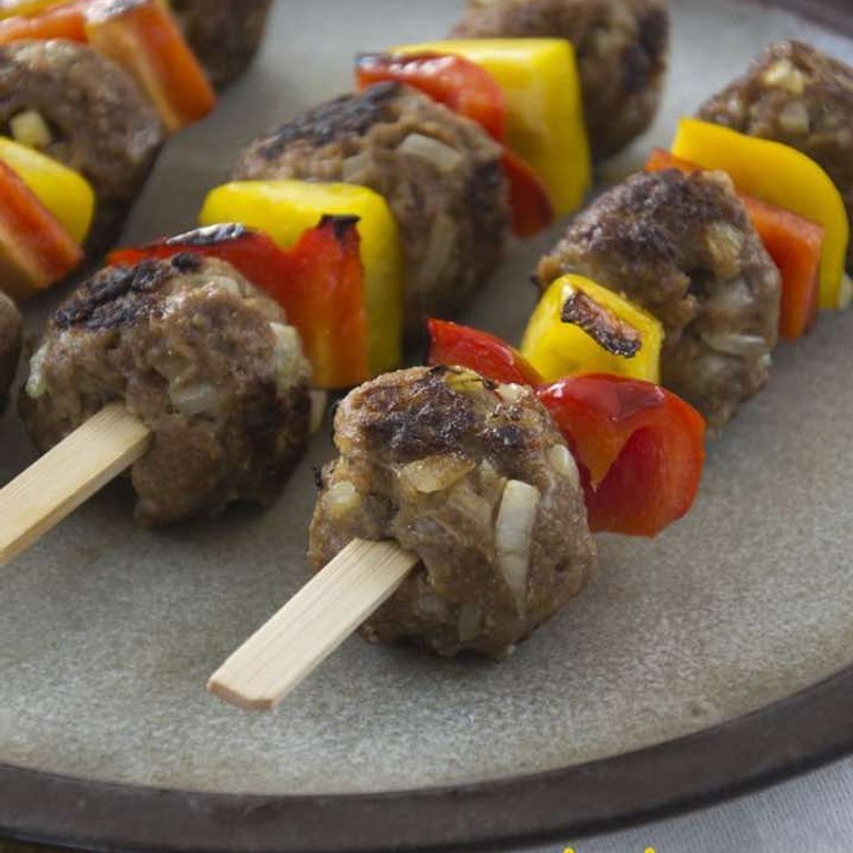 Shaslick-gehakt spiesjes