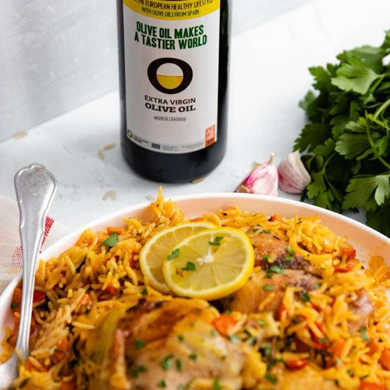 Spaanse rijst met Kippendij