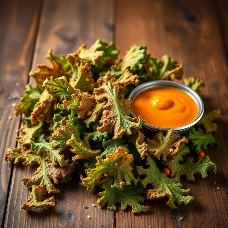 Crispy Kale Chips with a Zesty Twist