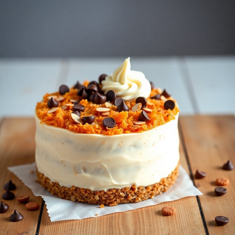 Milky Chocolate Carrot Cake with Almond Crust