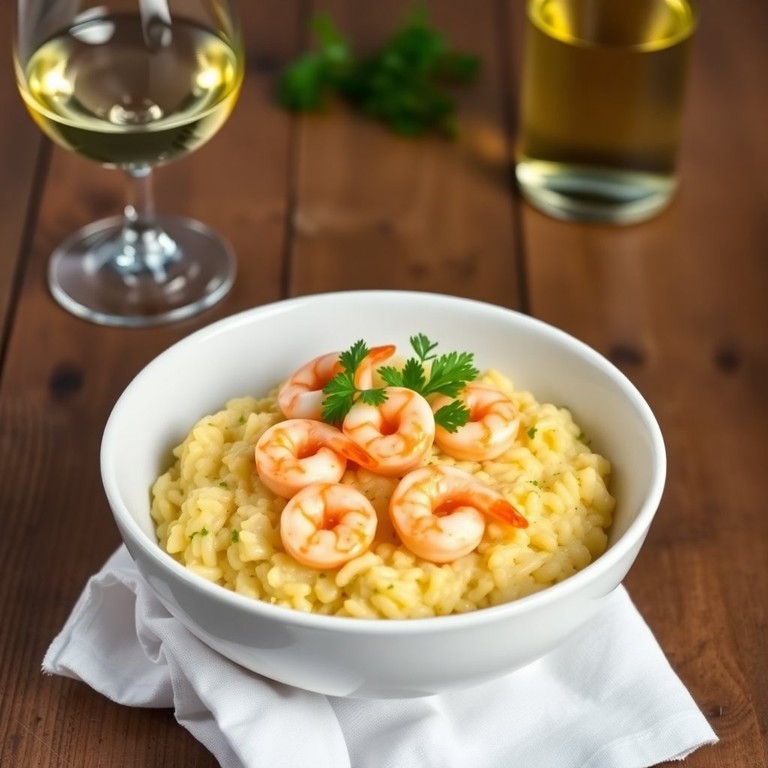 Risotto aux Crevettes et Safran