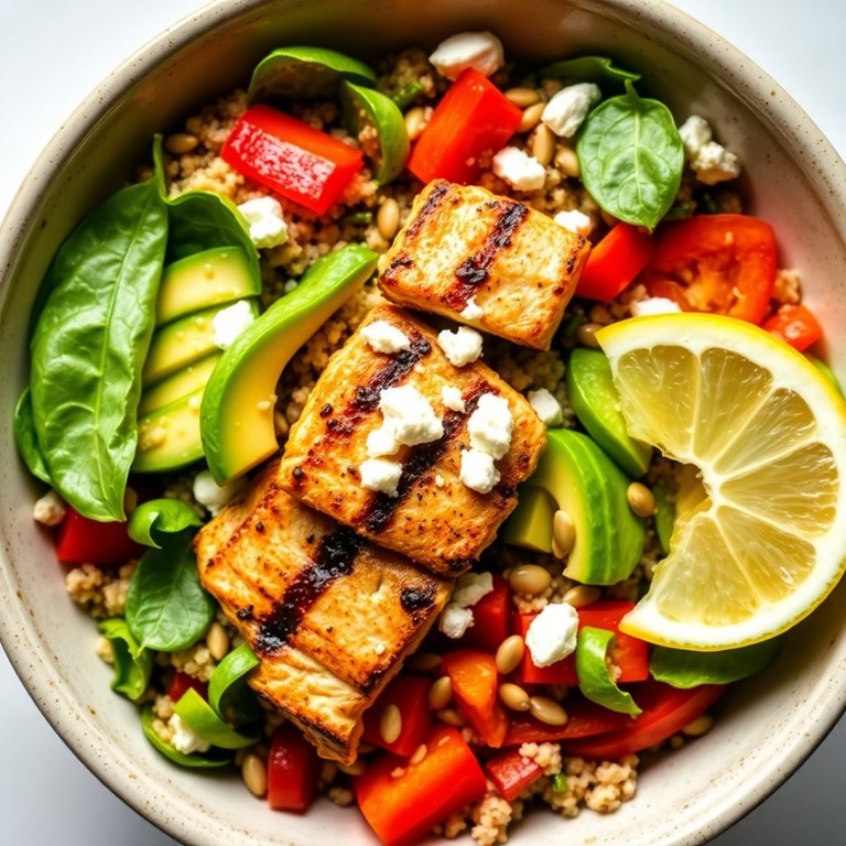 Bowl Energético de Quinoa y Pollo a la Parrilla