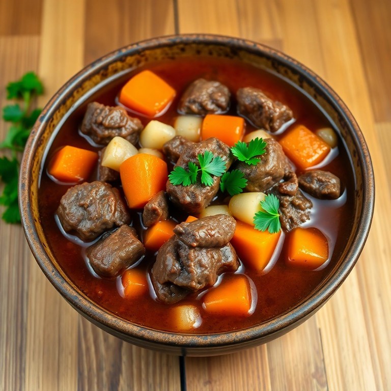 Savory Beef Stock Stew - Mr. Cook