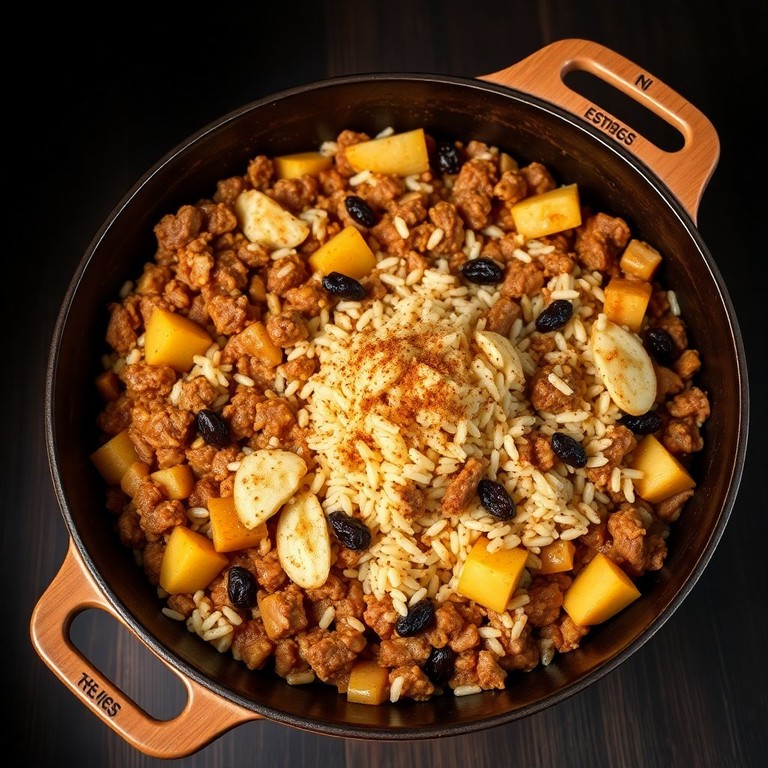 Heerlijke Appel-Rozijnen Rijstschotel