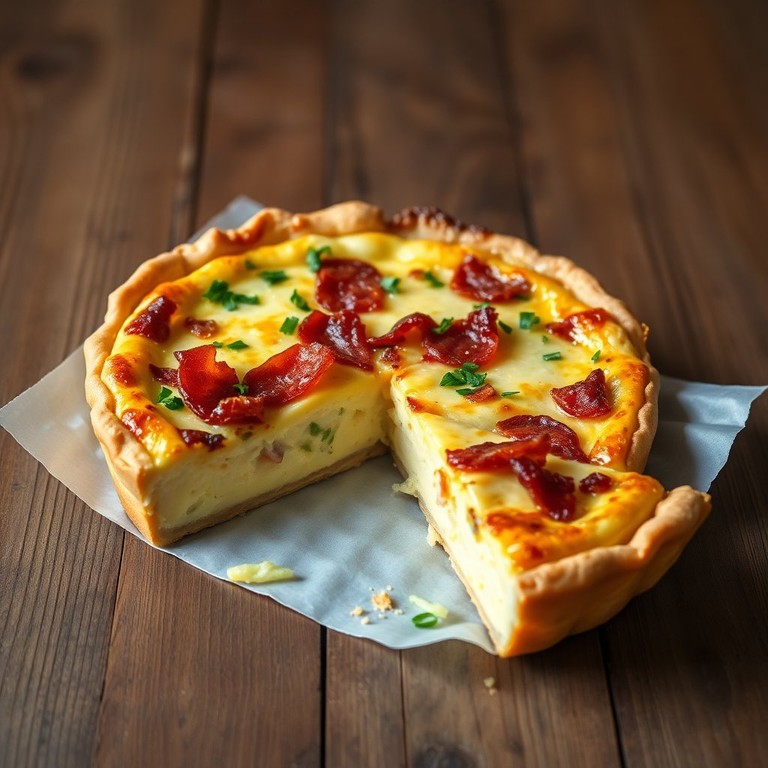 Quiche Crémeuse au Fromage