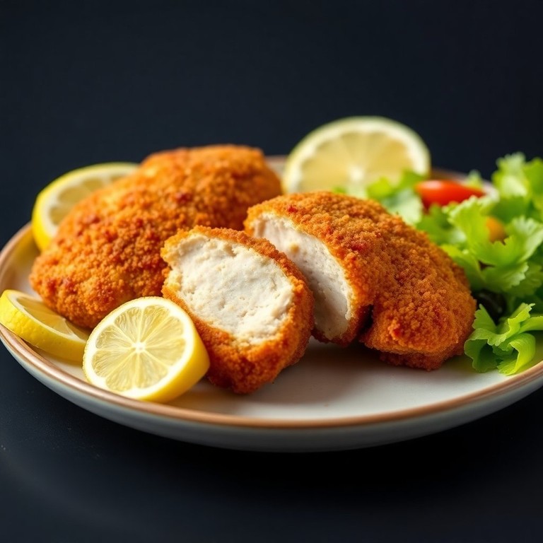 Frango à Milanesa Crocante com Limão e Ervas