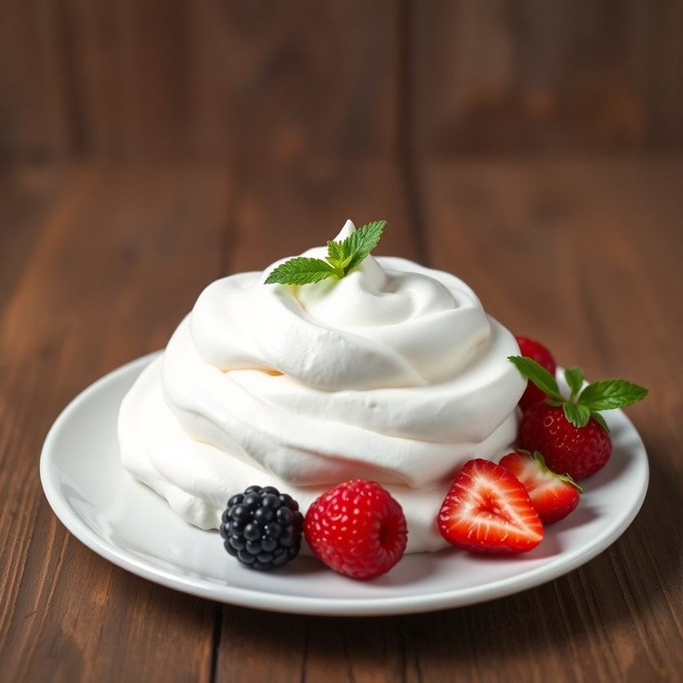 Sweet Whipped Egg Meringue