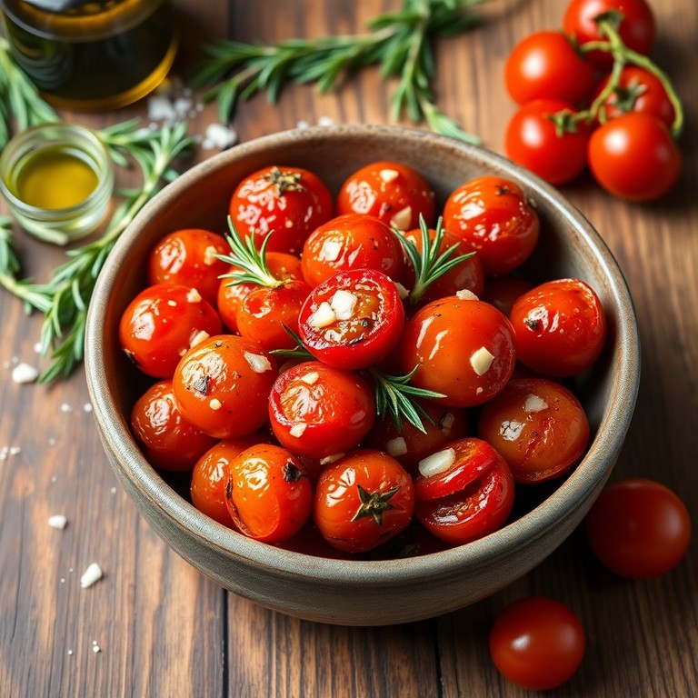 Savory Roasted Cherry Tomato Medley