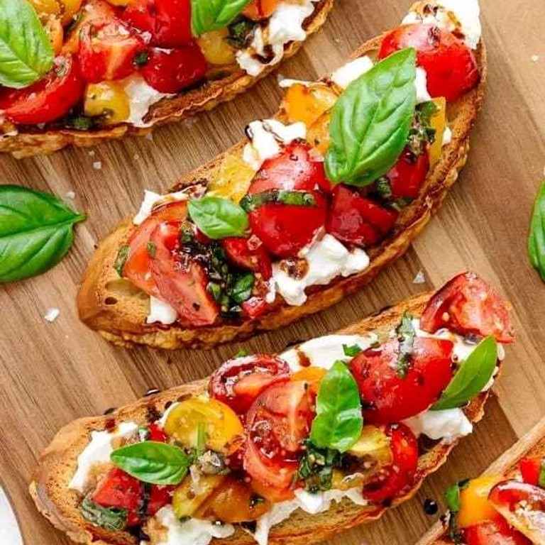 Burrata Bruschetta