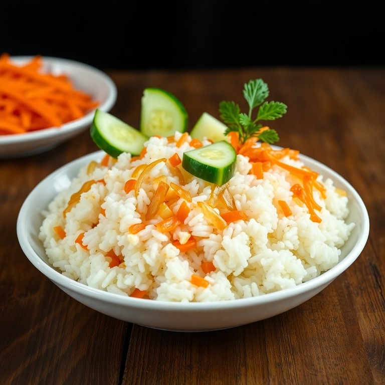 Arroz com Cebola e Alho Dourados