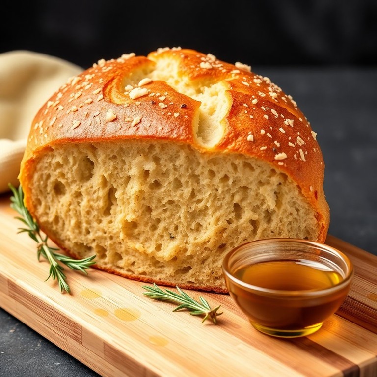 Pain Maison à l'Huile d'Olive et Parmesan