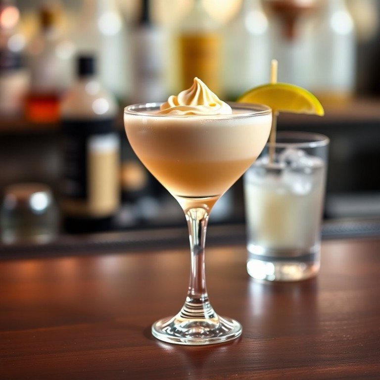 Coquetel de Vodka com Creme de Leite e Toque de Baunilha