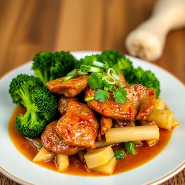 Asiatisch inspirierte Ente mit Brokkoli und Ingwer-Bambus-Mischung - Mr ...