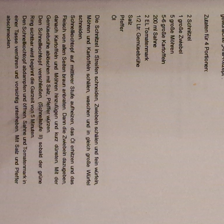 Schnitzeleintopf: überraschend einfach und sehr lecker