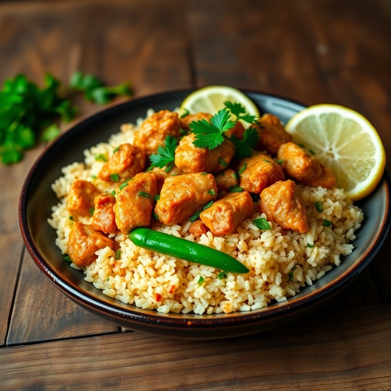 Savory Chicken Pilau Rice with Aromatic Spices