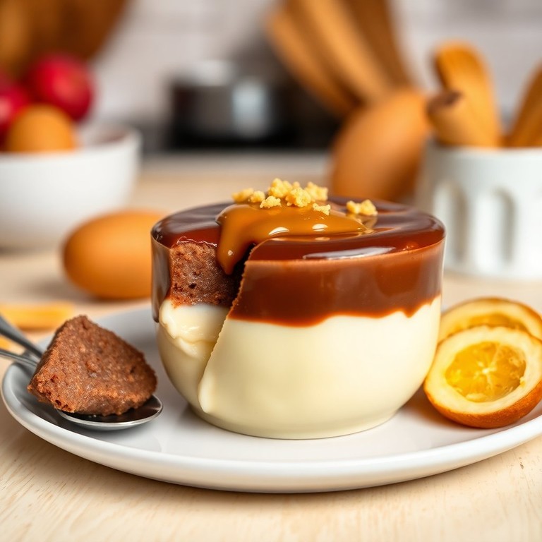 Pudim de Achocolatado e Ovo