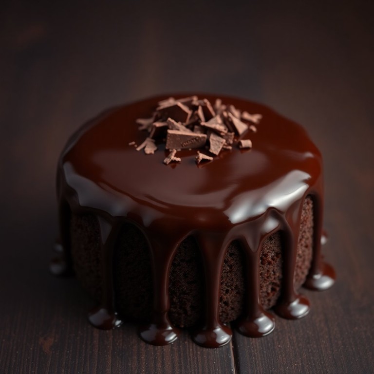 Decadent Dark Chocolate Fudge Glaze