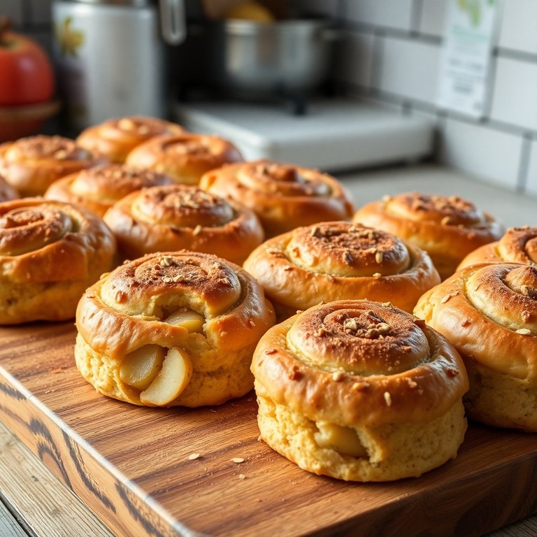 Gezonde Havermoutbroodjes met Appel en Kaneel