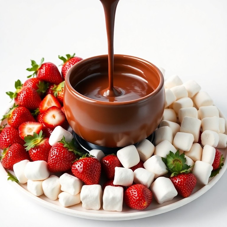 Decadent Strawberry Chocolate Fondue