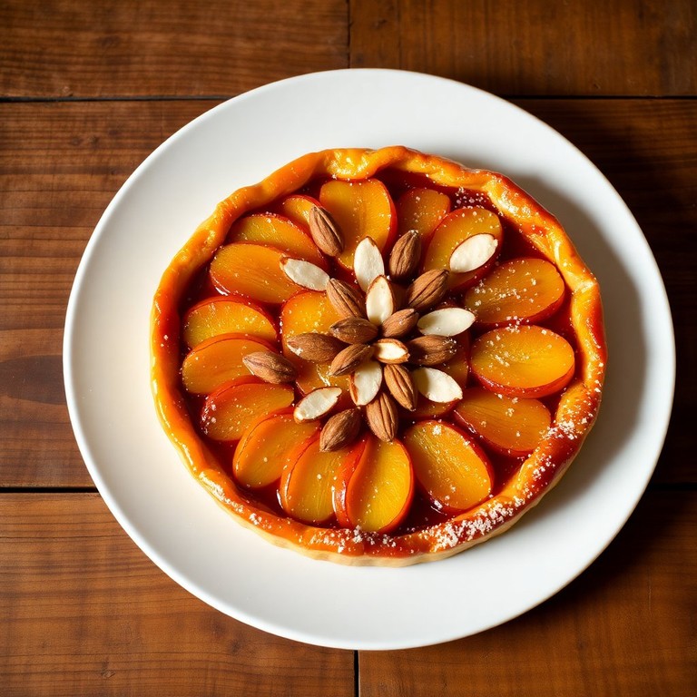 Tarte Tatin au Caramel et Amandes