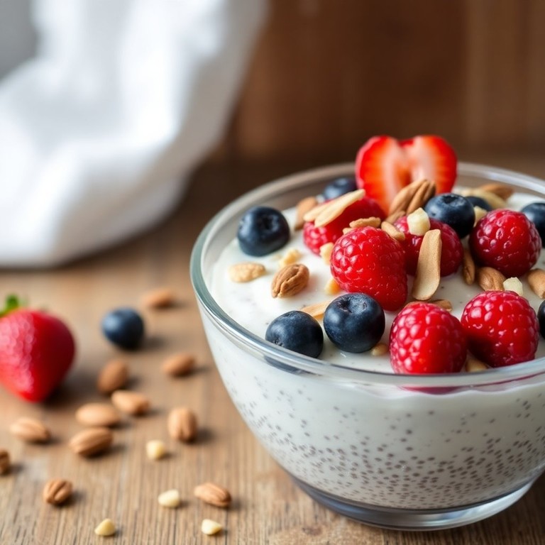 Pudding de Chia Crémeux au Lait d'Amande