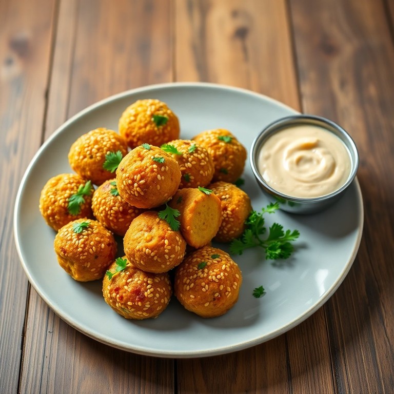 Boulettes de Pois Chiches au Sésame