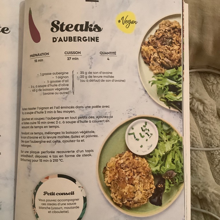 Steaks d'Aubergine