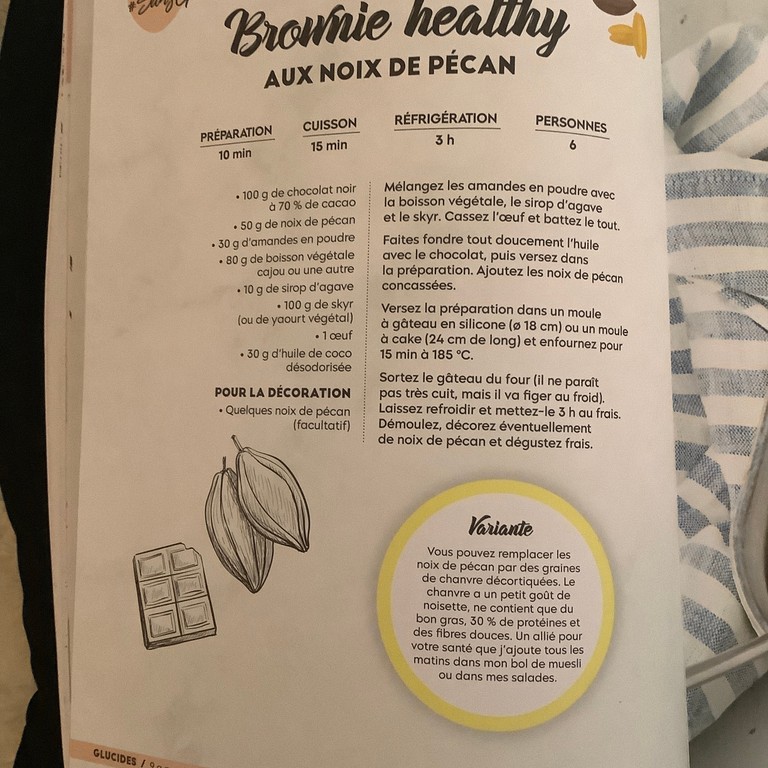 Brownie healthy aux noix de pécan