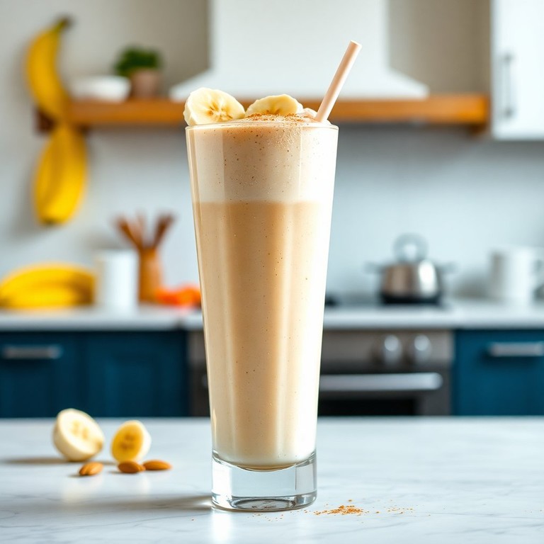 Smoothie Protéiné aux Amandes et Banane