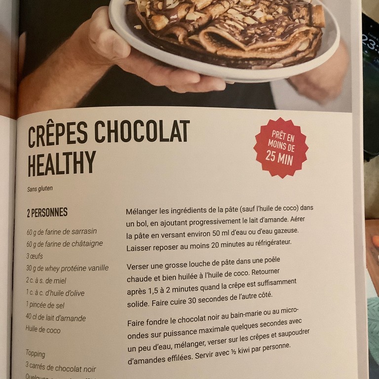 Crêpes Chocolat Healthy