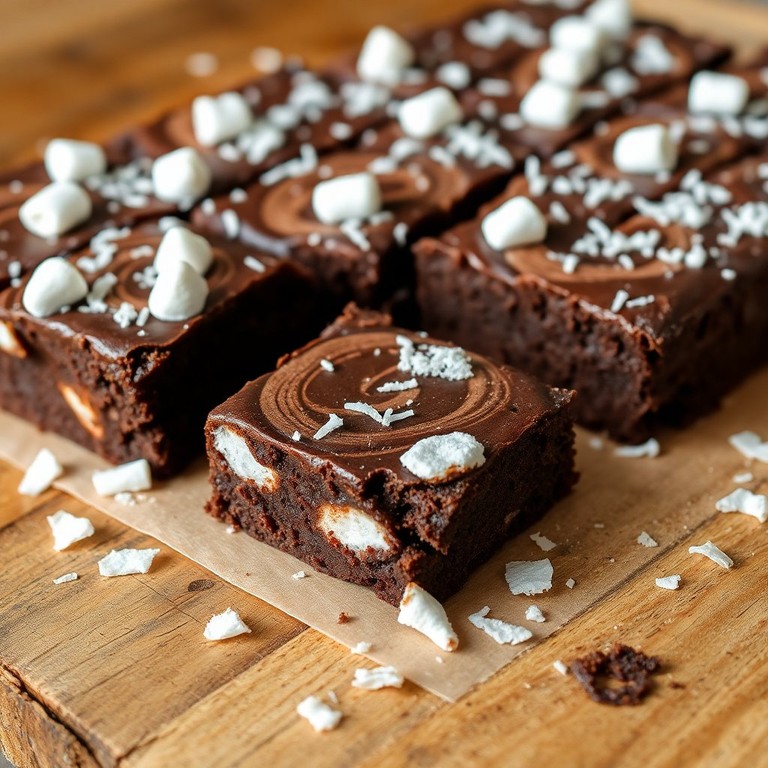 Coconut Marshmallow Cocoa Brownies