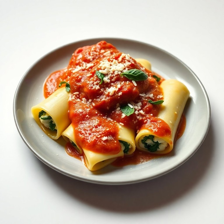 Cannellonis Végétariens à la Ricotta et Épinards