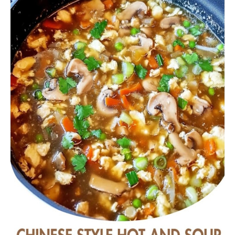 Chinese Style Hot and Sour Soup