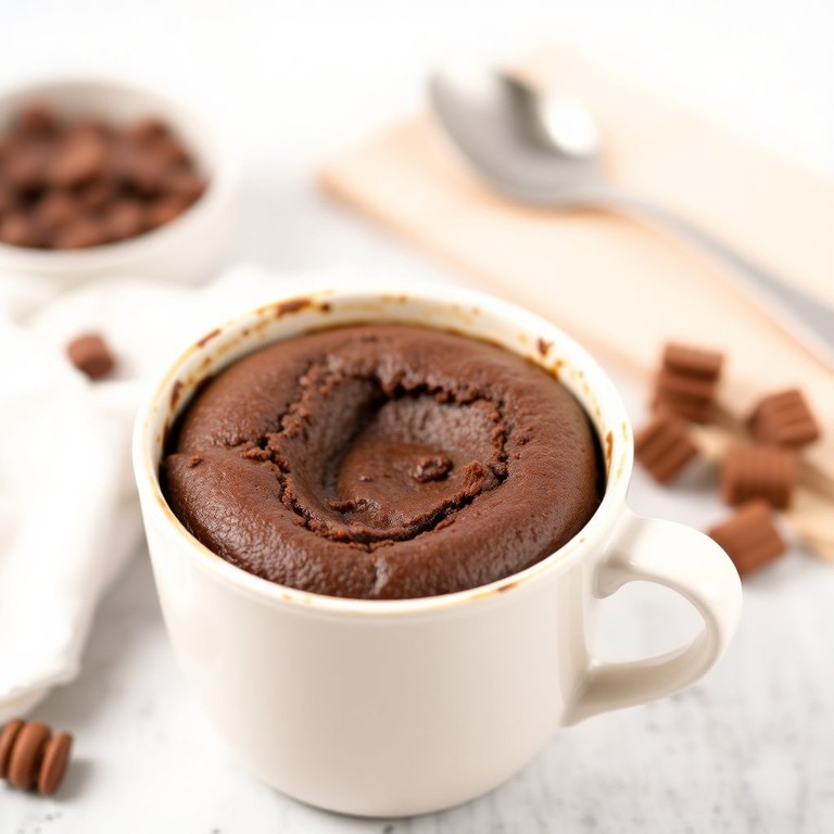 Bolo de Caneca de Chocolate Sem Óleo