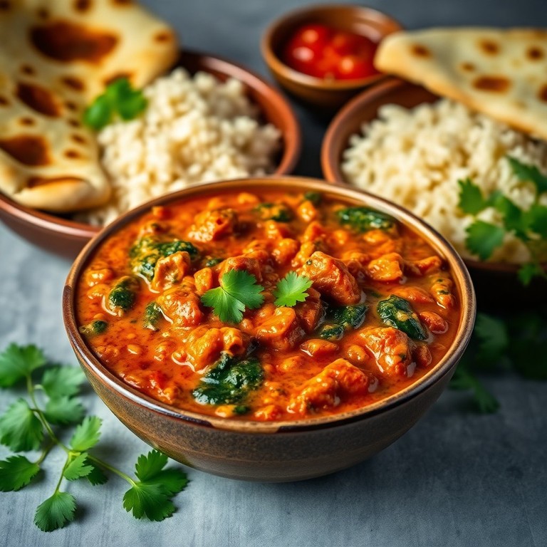 Curry de Lentilles Corail aux Épinards