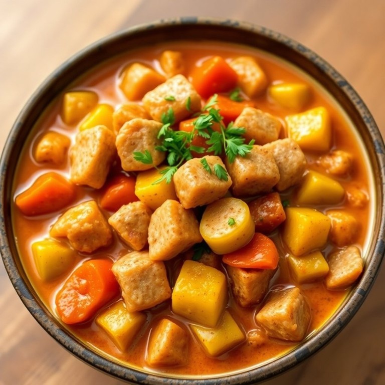 Ketogenes Leberkäse-Gemüse-Curry