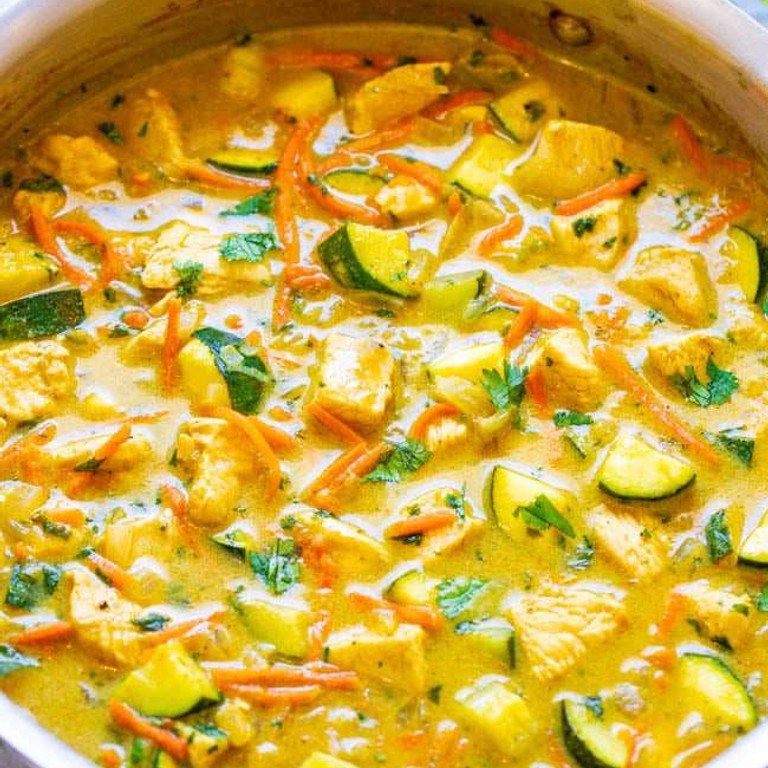 Green Thai Chicken Coconut Curry
