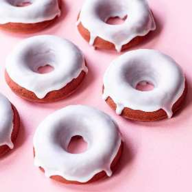Naturally Red Velvet Doughnuts